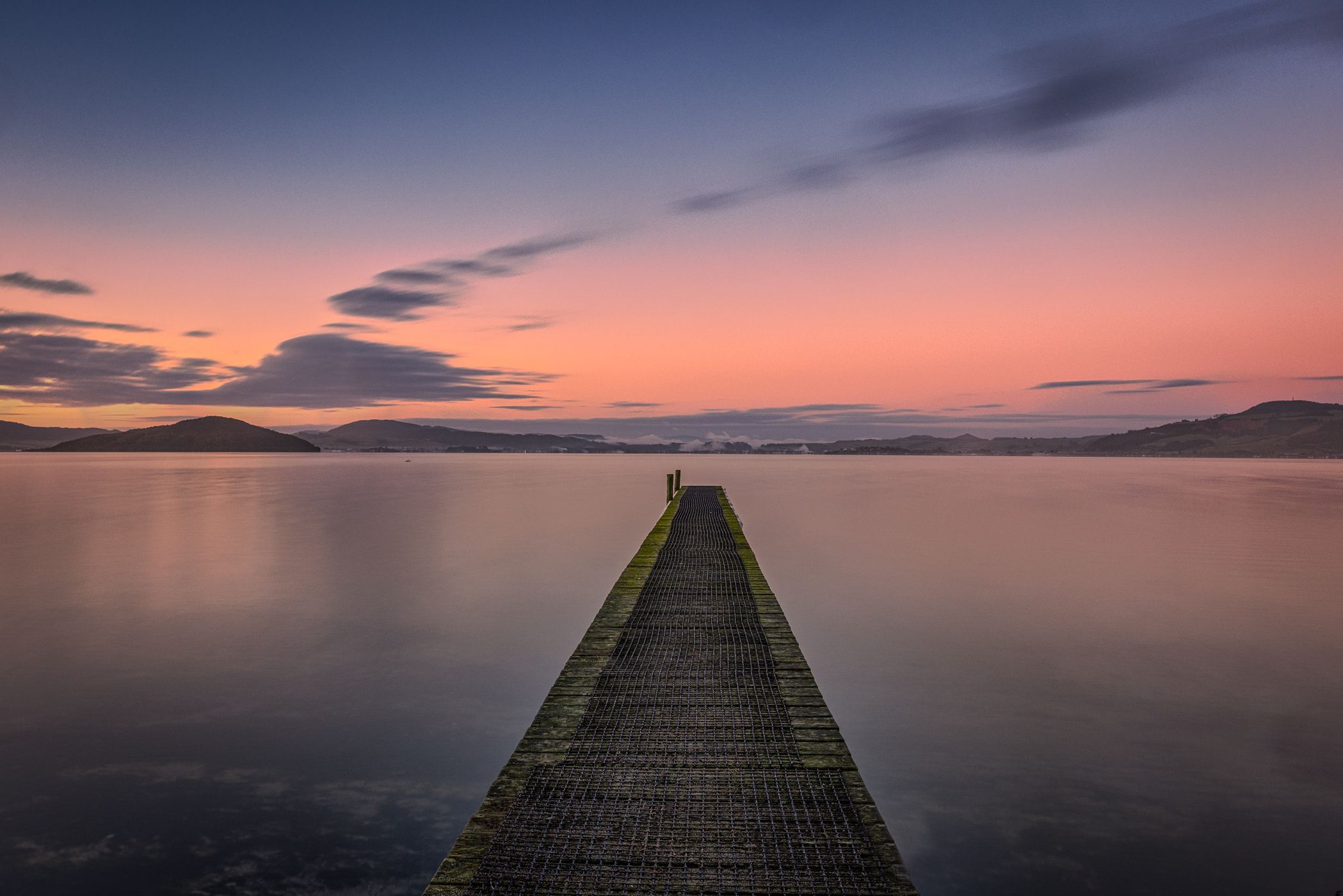 The Jetty Hamurana Reserve, Lake Rotorua, North Island, New Zealand