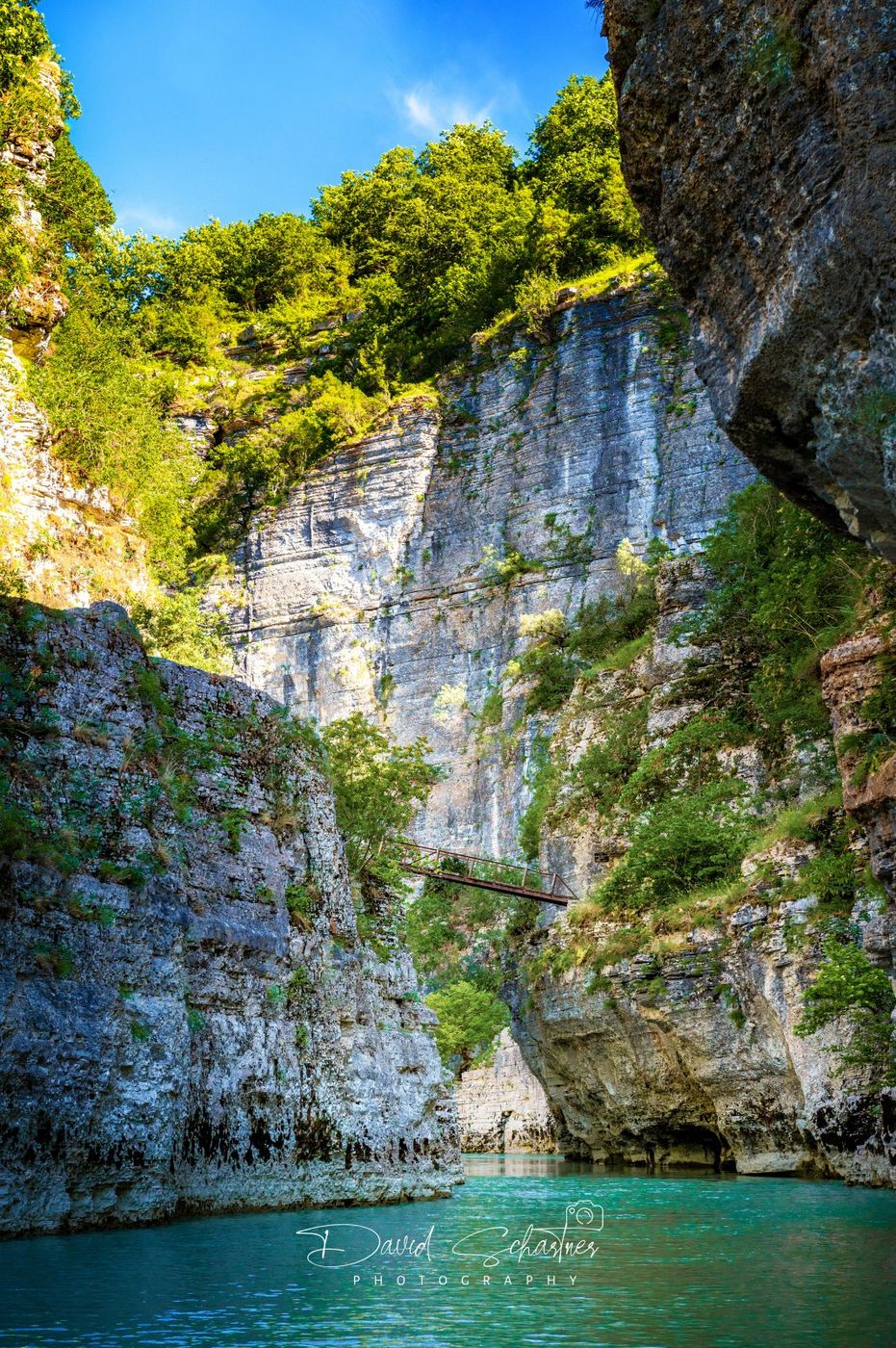 The old bridge of Zabërzanit, Albania