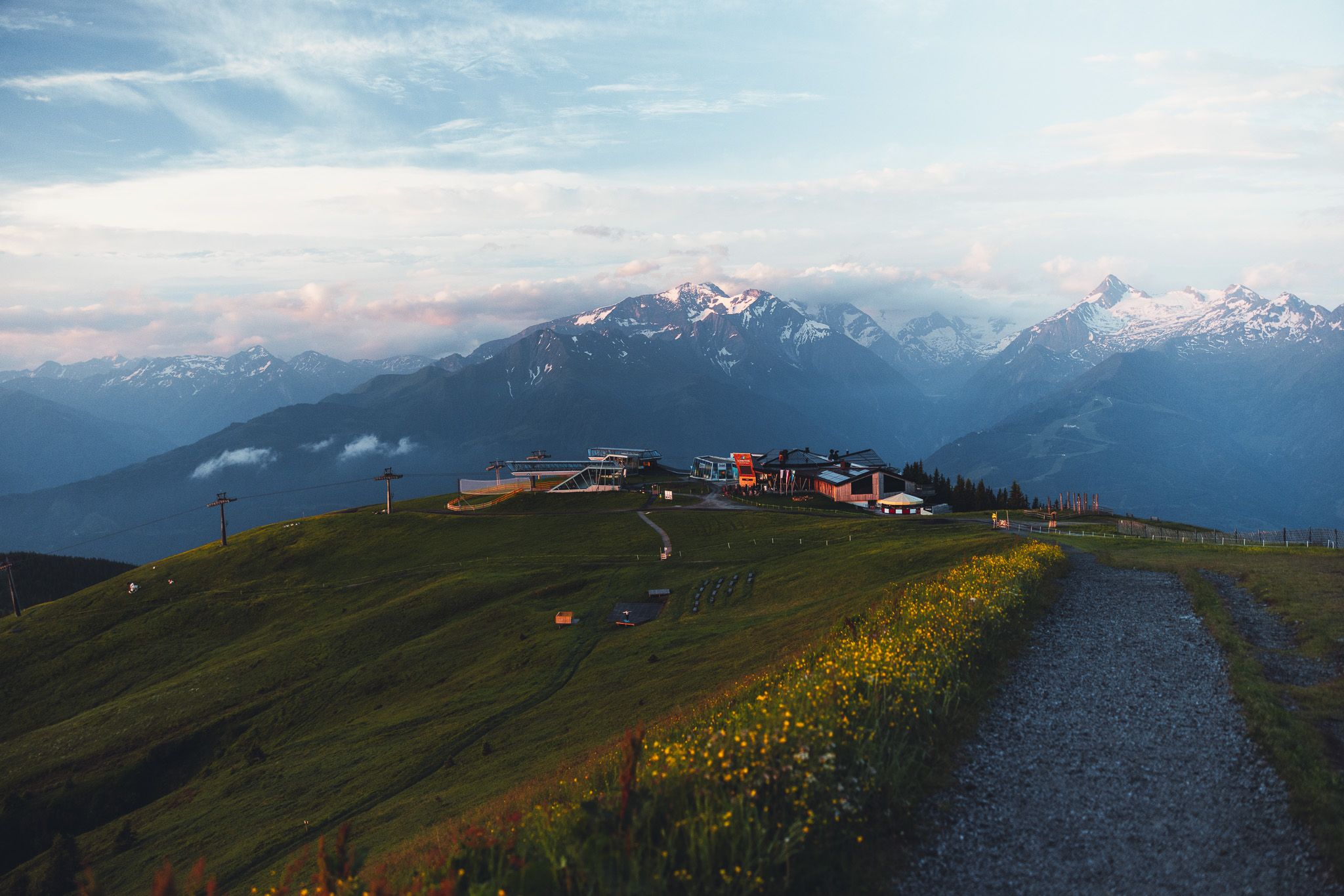 Trail on Schmittenhöhe, Zell am See, Austria