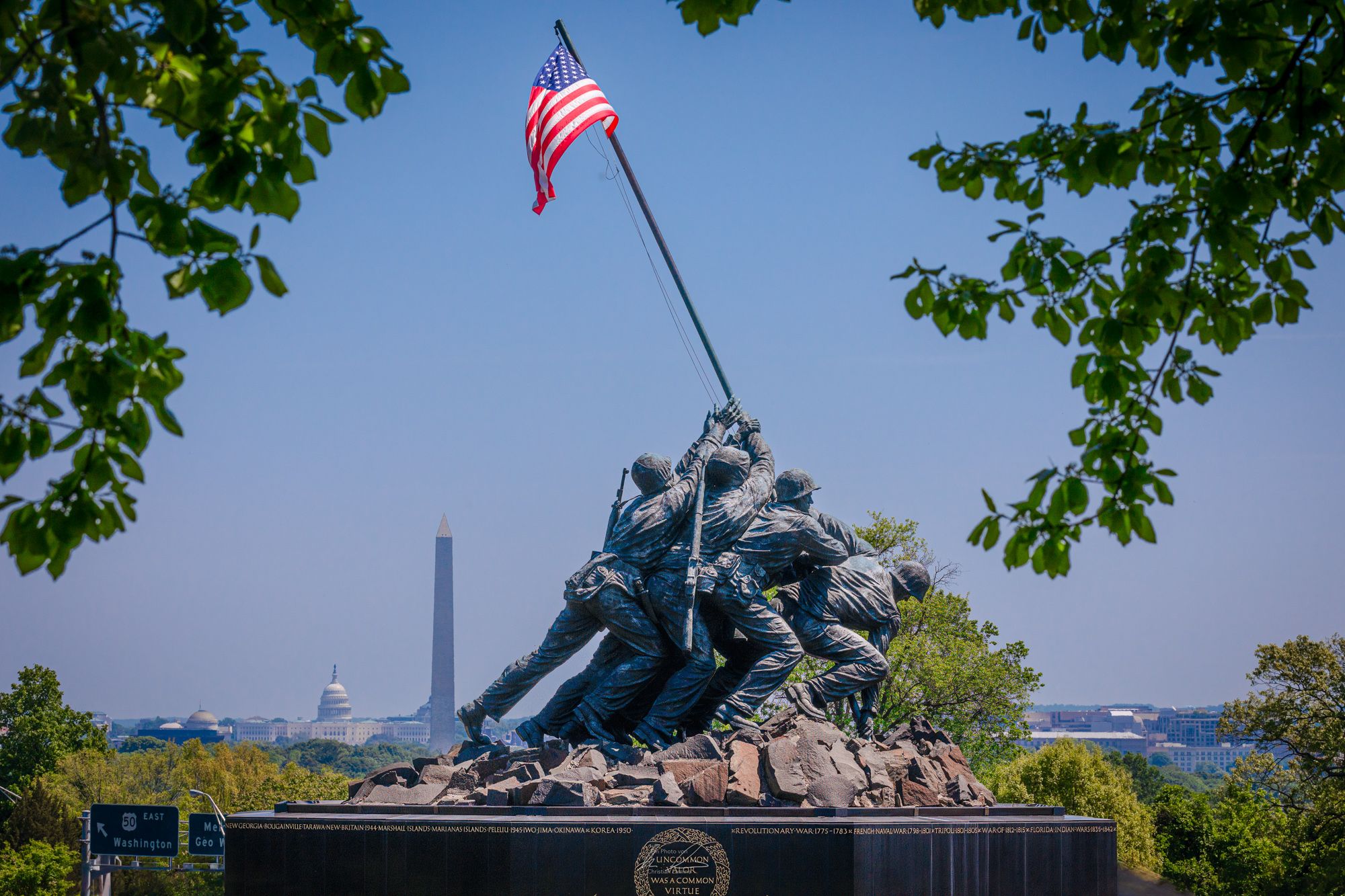 U.S. Marine Corps  (Iwo Jima) Memorial, Washington DC, USA