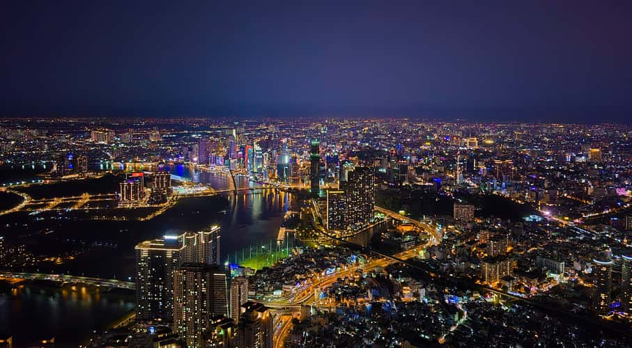 View from Landmark 81, Ho Chi Minh City