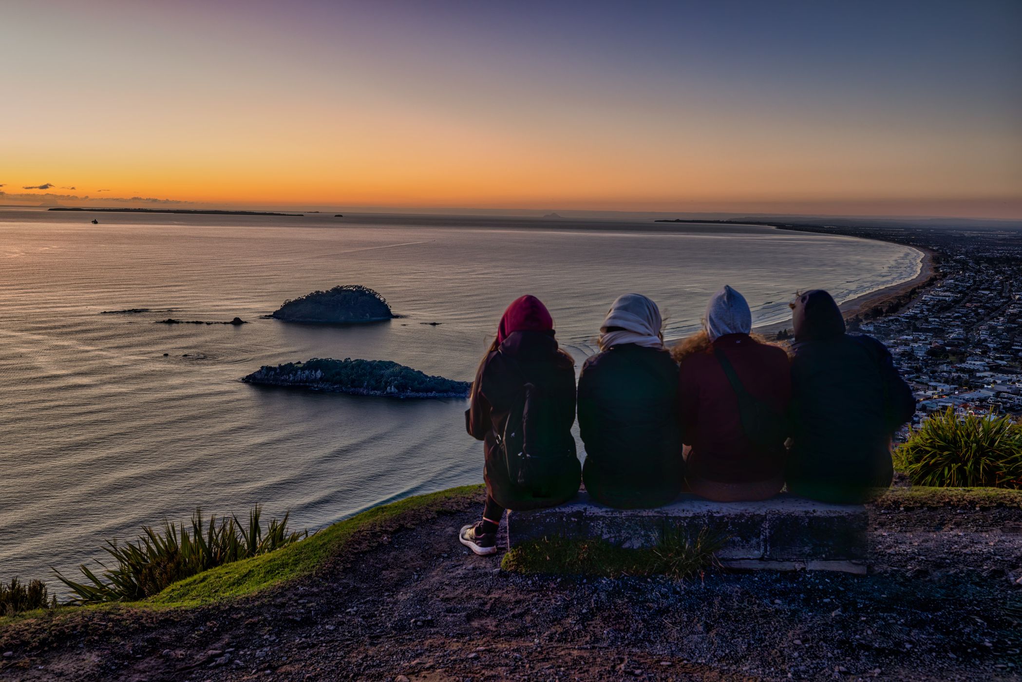 View from Mount Maunganui, New Zealand