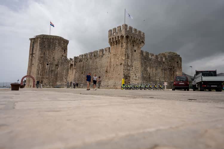 View towards Trogir Castle