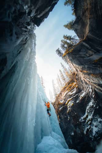 Waterfall climb