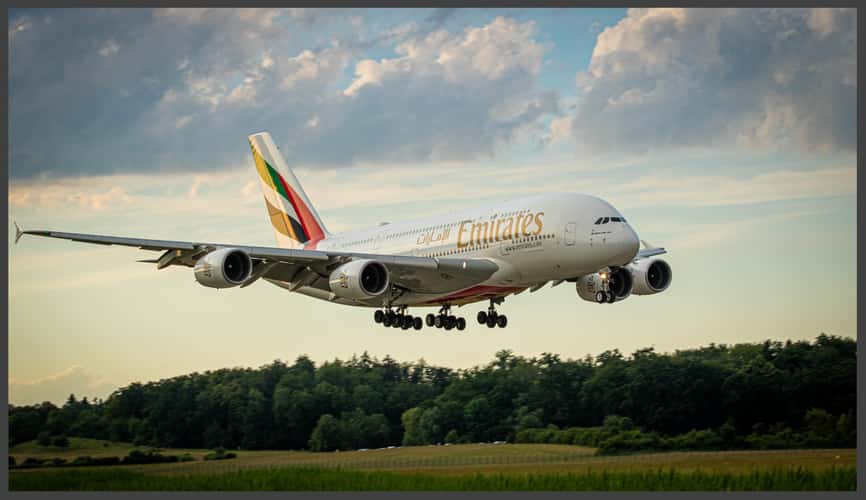 Anflug/Touchdown Piste 14