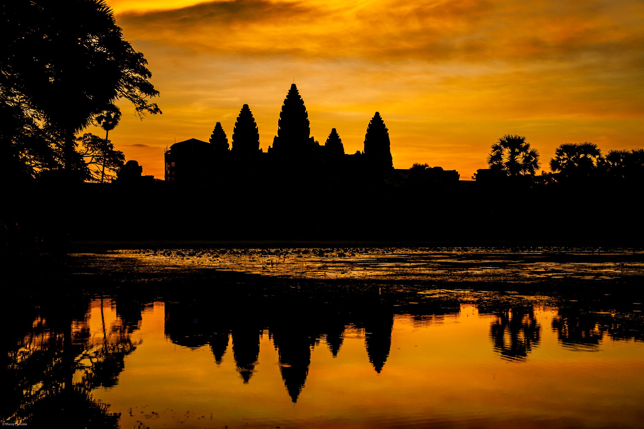 Angkor Wat - Reflecting Pool, Cambodia