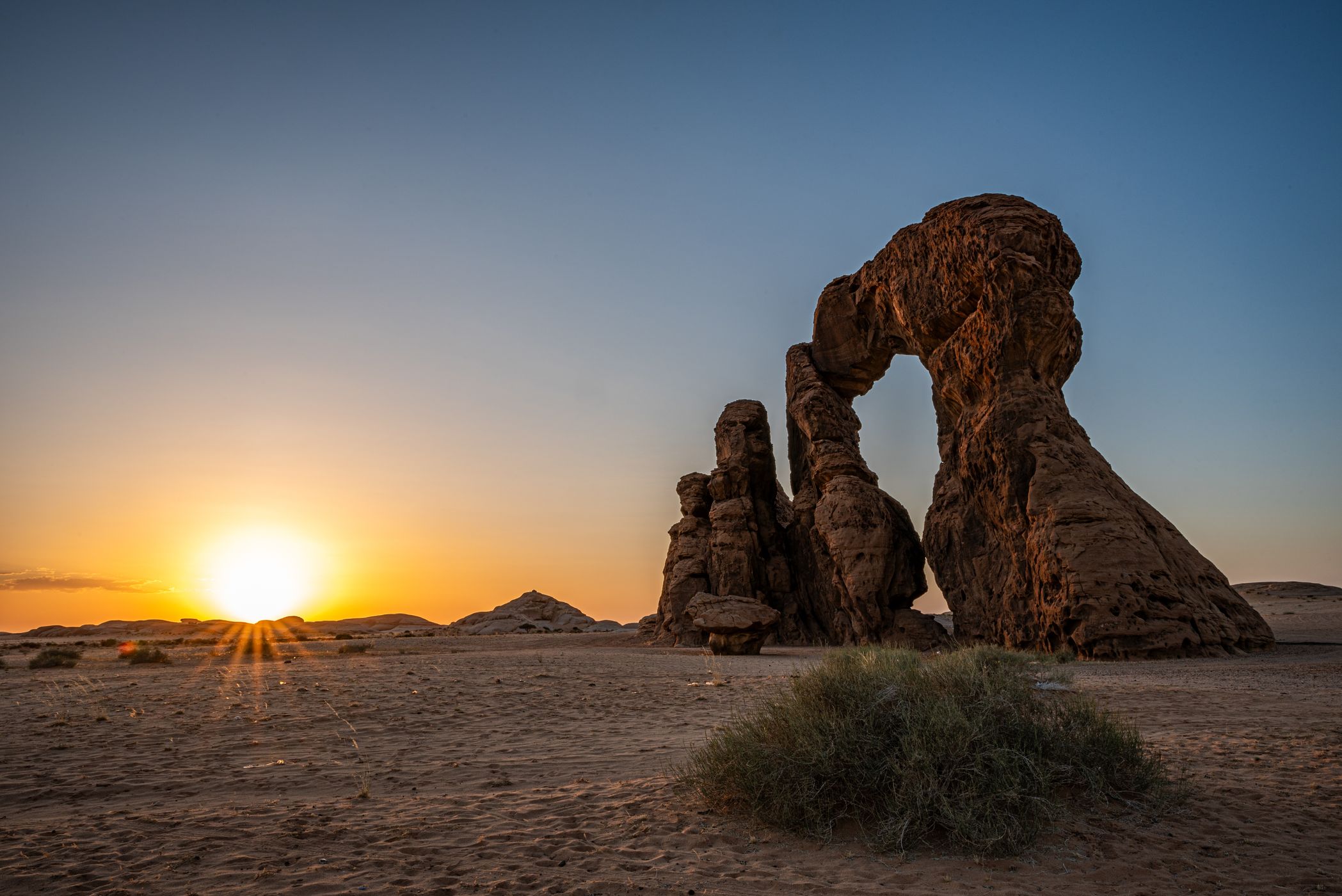 Arch Rock, Jabal Kharab, Saudi Arabia, Saudi Arabia