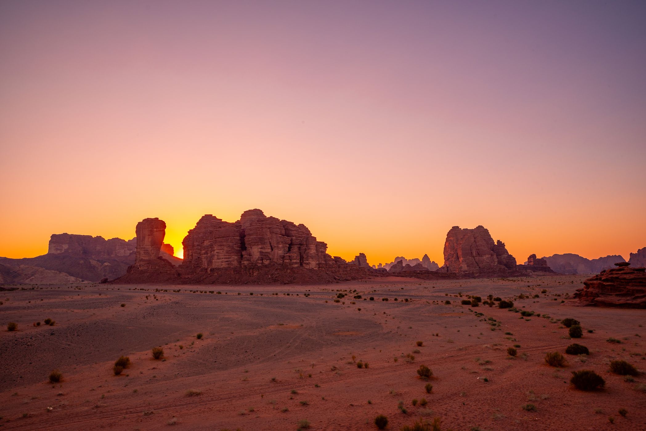 Bajdah Desert near Tabuk, Saudi Arabia