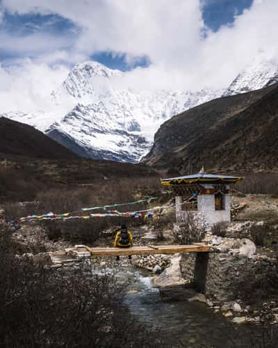 Bridge at Tshajithang Campsite