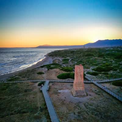 Cabopino Beach at Sunset, Spain