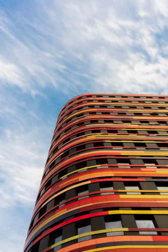 Colorful office building, Hamburg