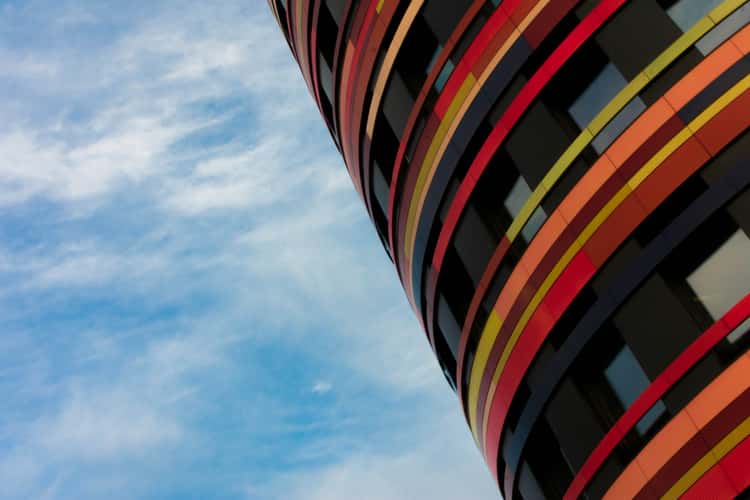 Colorful office building, Hamburg