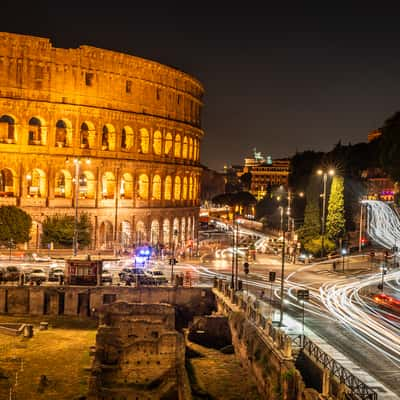 Colosseum from Via Labicana, Rome, Italy