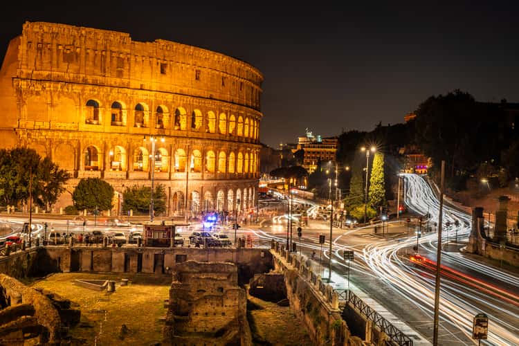 Colosseum from Via Labicana, Rome