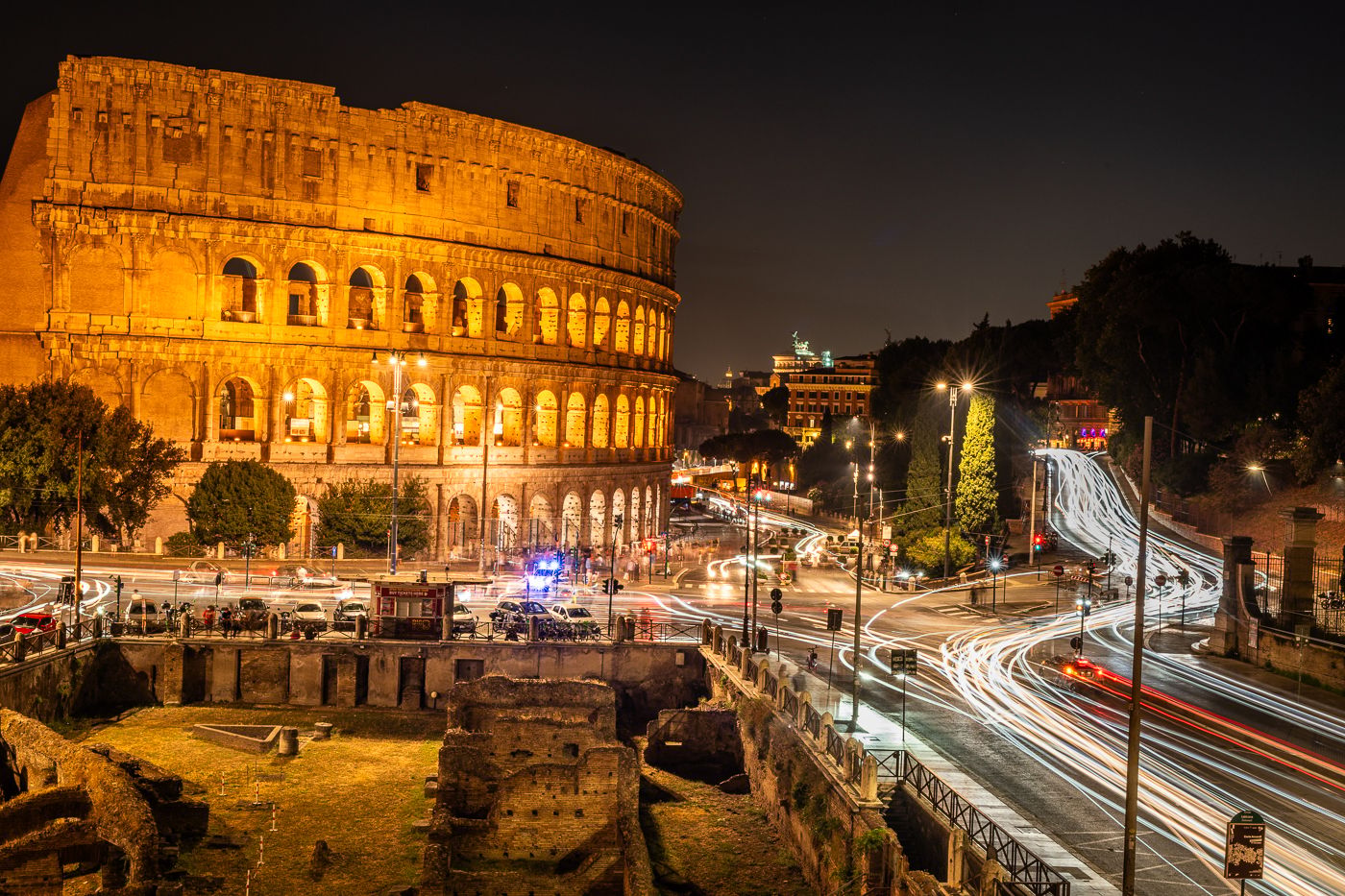 Colosseum from Via Labicana, Rome, Italy