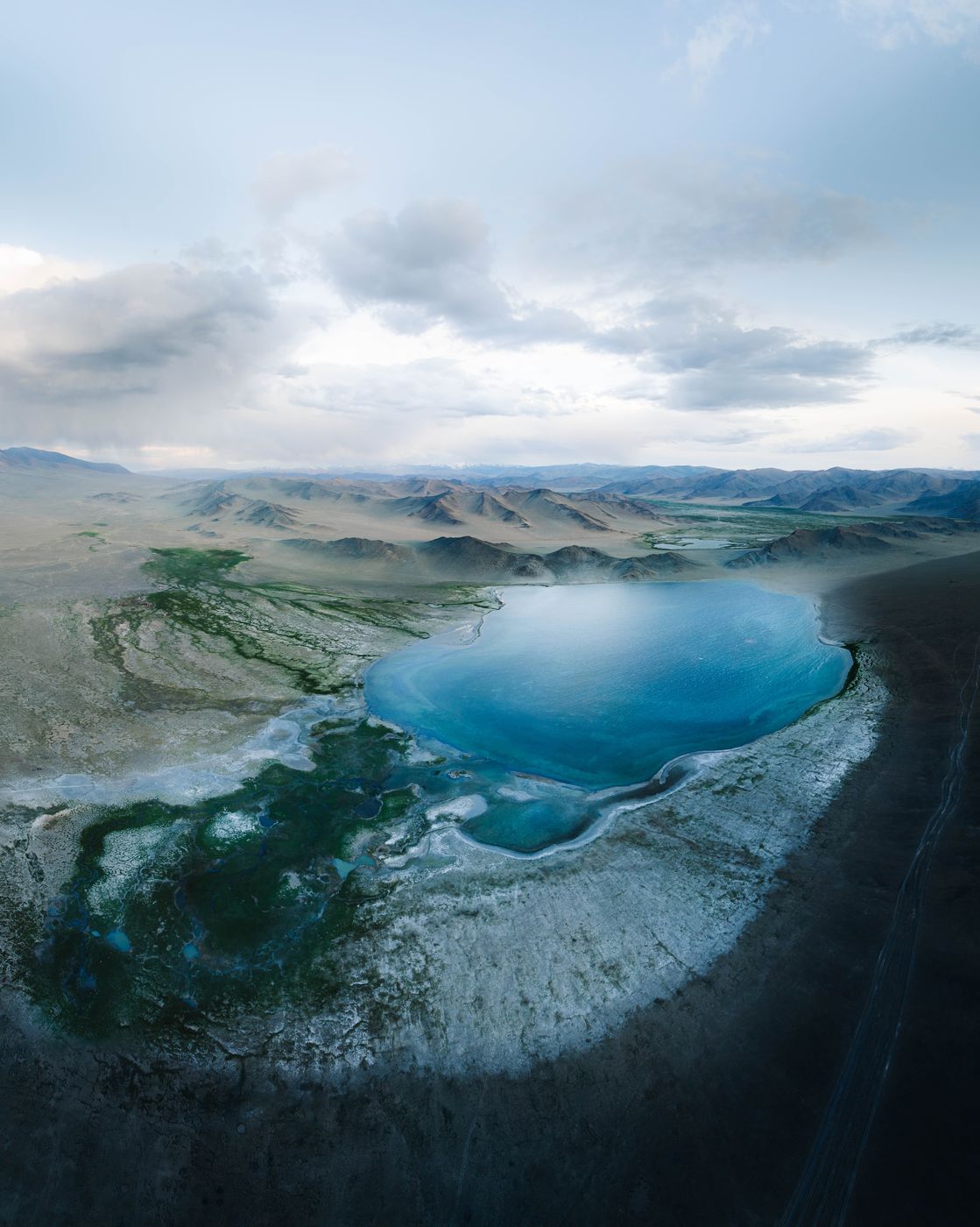 Desert Lake, Ölgii, Mongolia