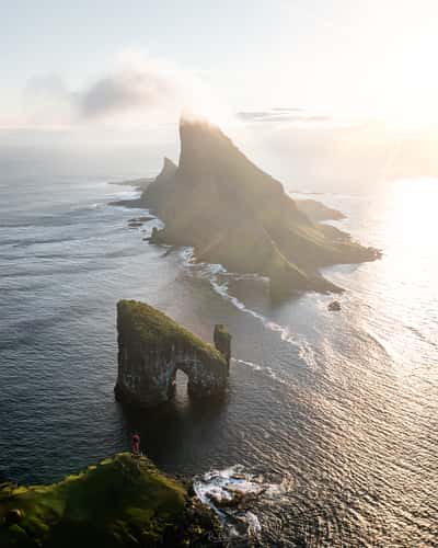 Drone View of Drangarnir