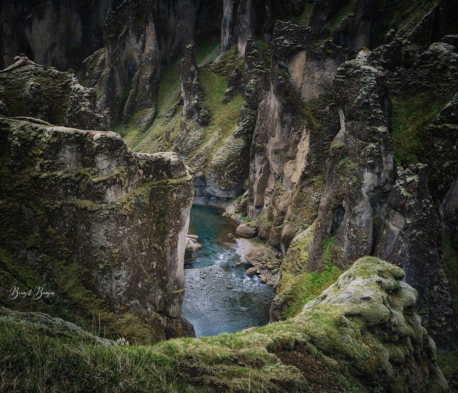 Fjaðrárgljúfur Canyon, Iceland