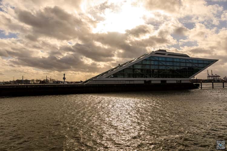 Frontal View Dockland Office Building, Hamburg