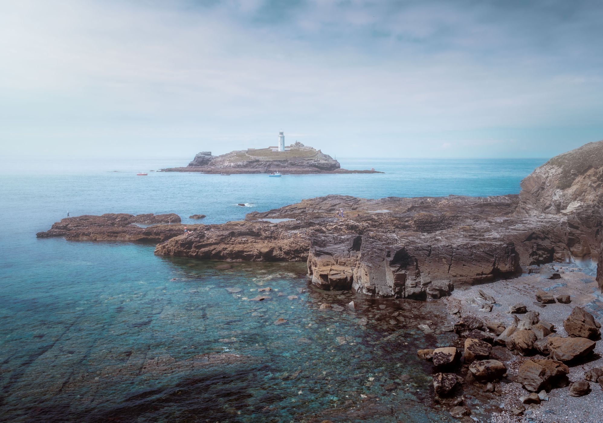 Godrevy Lighthouse, Cornwall, United Kingdom