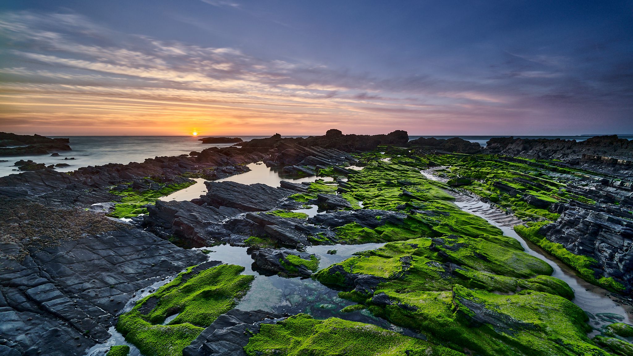 Golden Sunbeams (Praia do Castelejo), Portugal