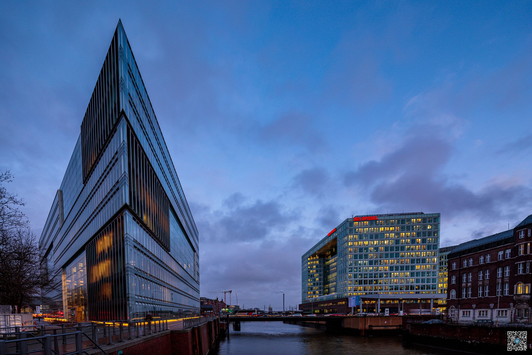 Hafencity (view from Wandrahmsteg), Hamburg, Germany