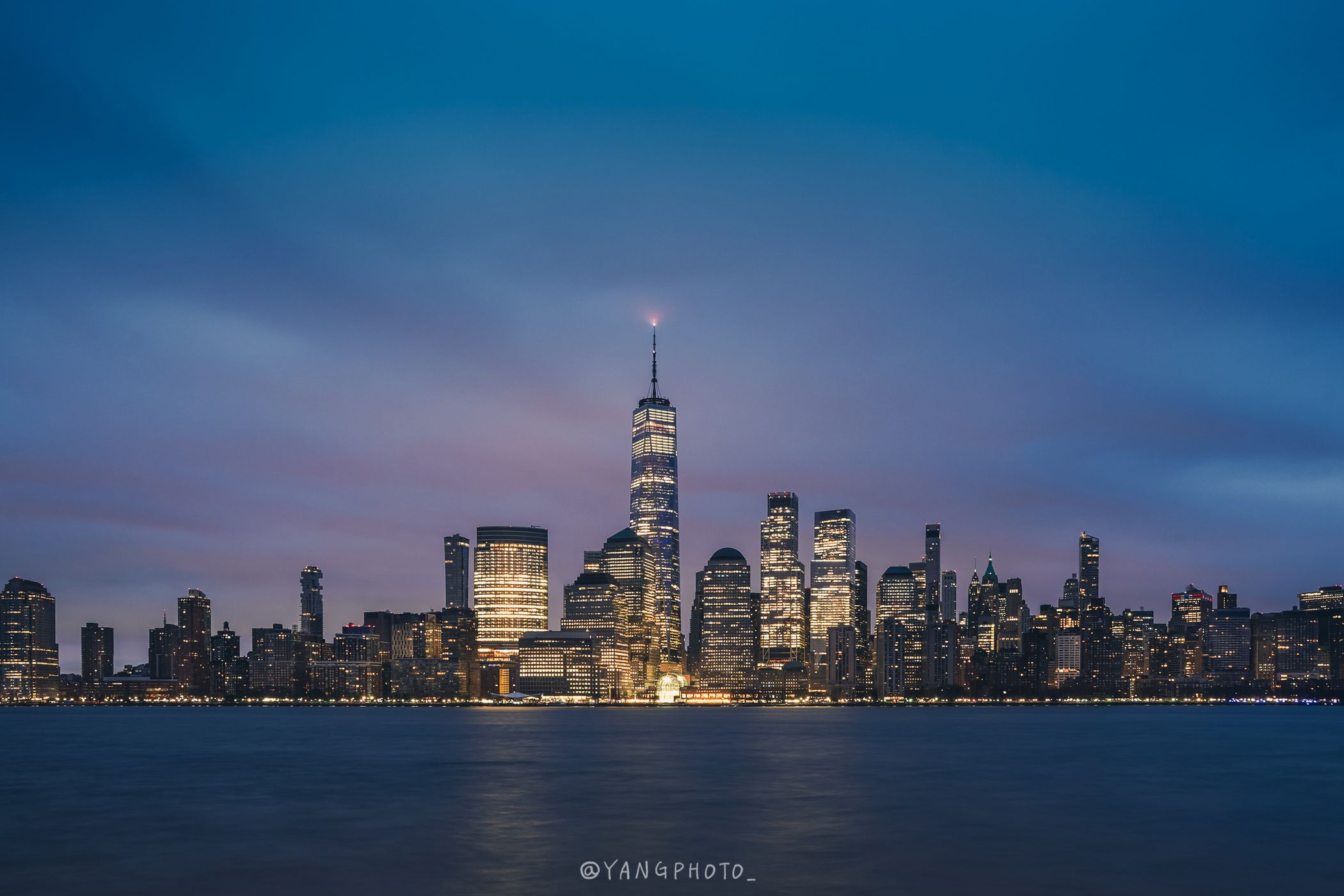 New York City from New Jersey, USA