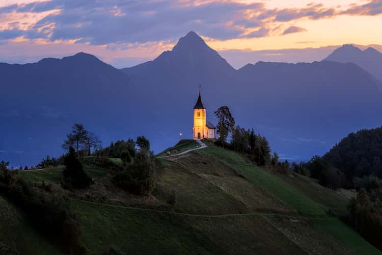 The Church of St. Primoz, Jamnik