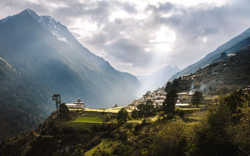 Laya Village, Eastern Temple View