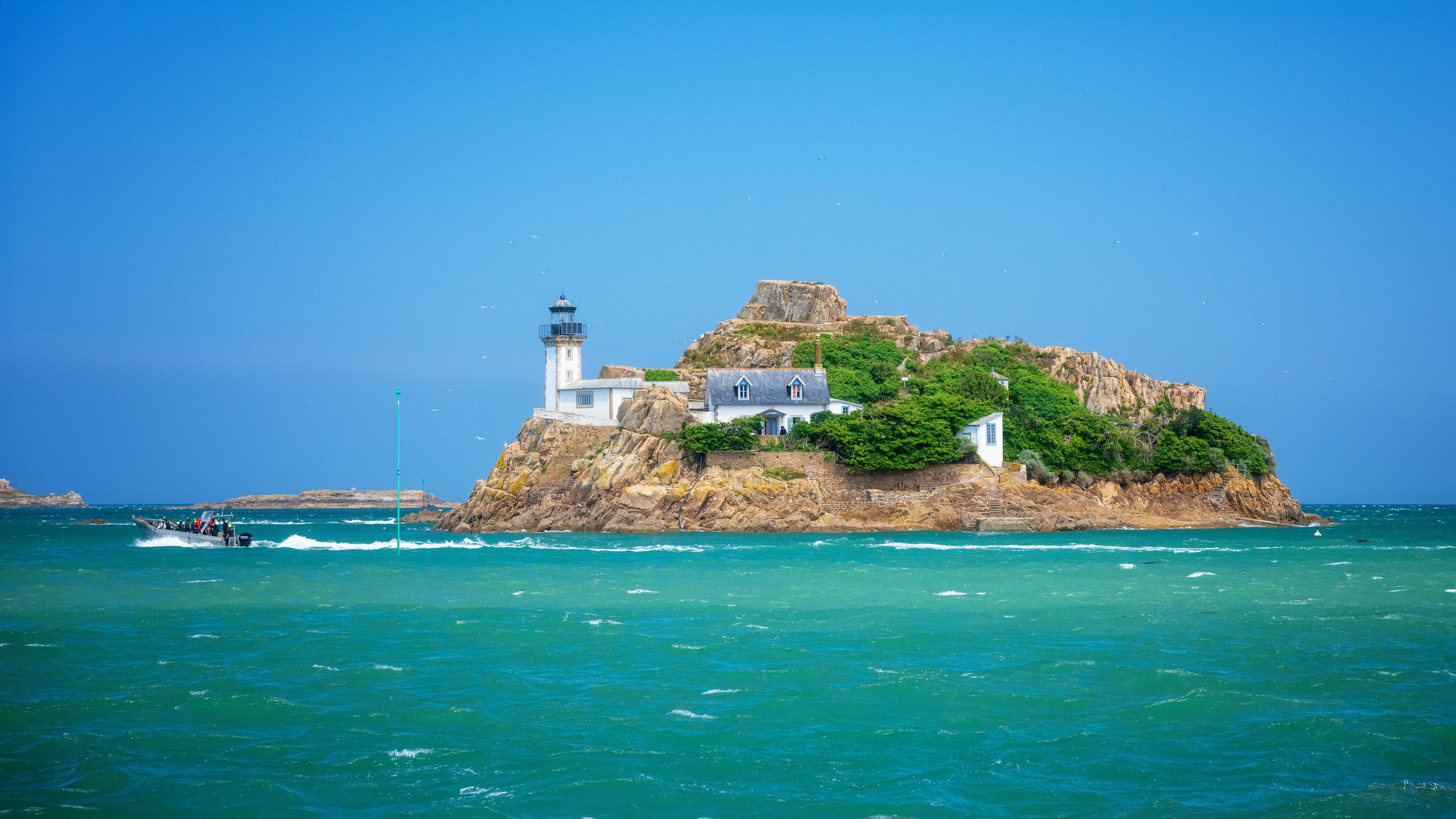Louët island lighthouse, France