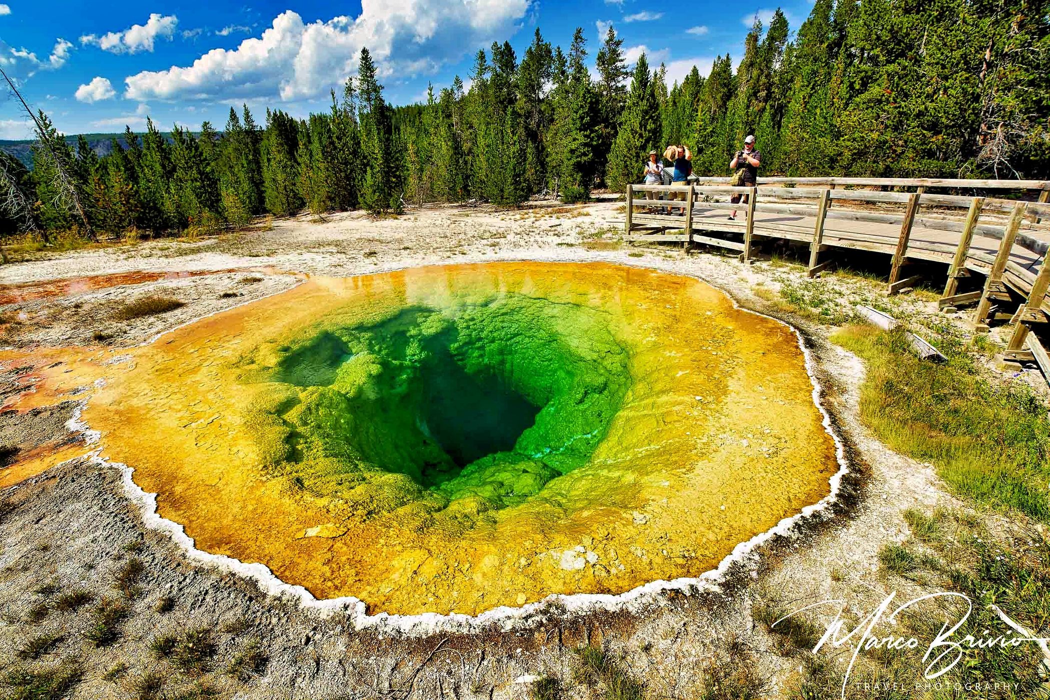 Morning Glory Pool, Yellowstone National Park, USA