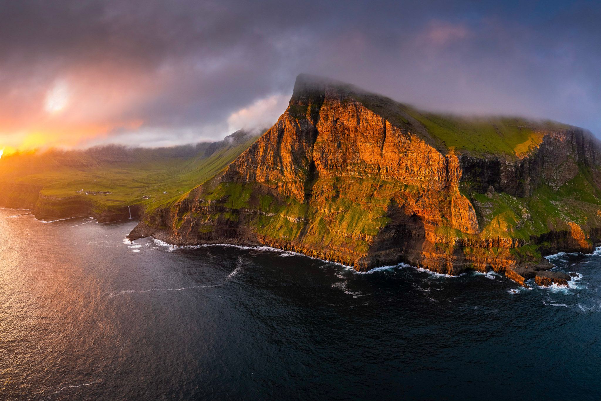 Múlafossur Waterfall, Faroe Islands