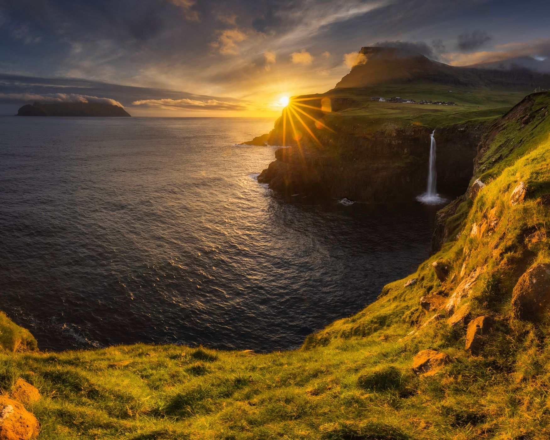 Múlafossur Waterfall, Faroe Islands
