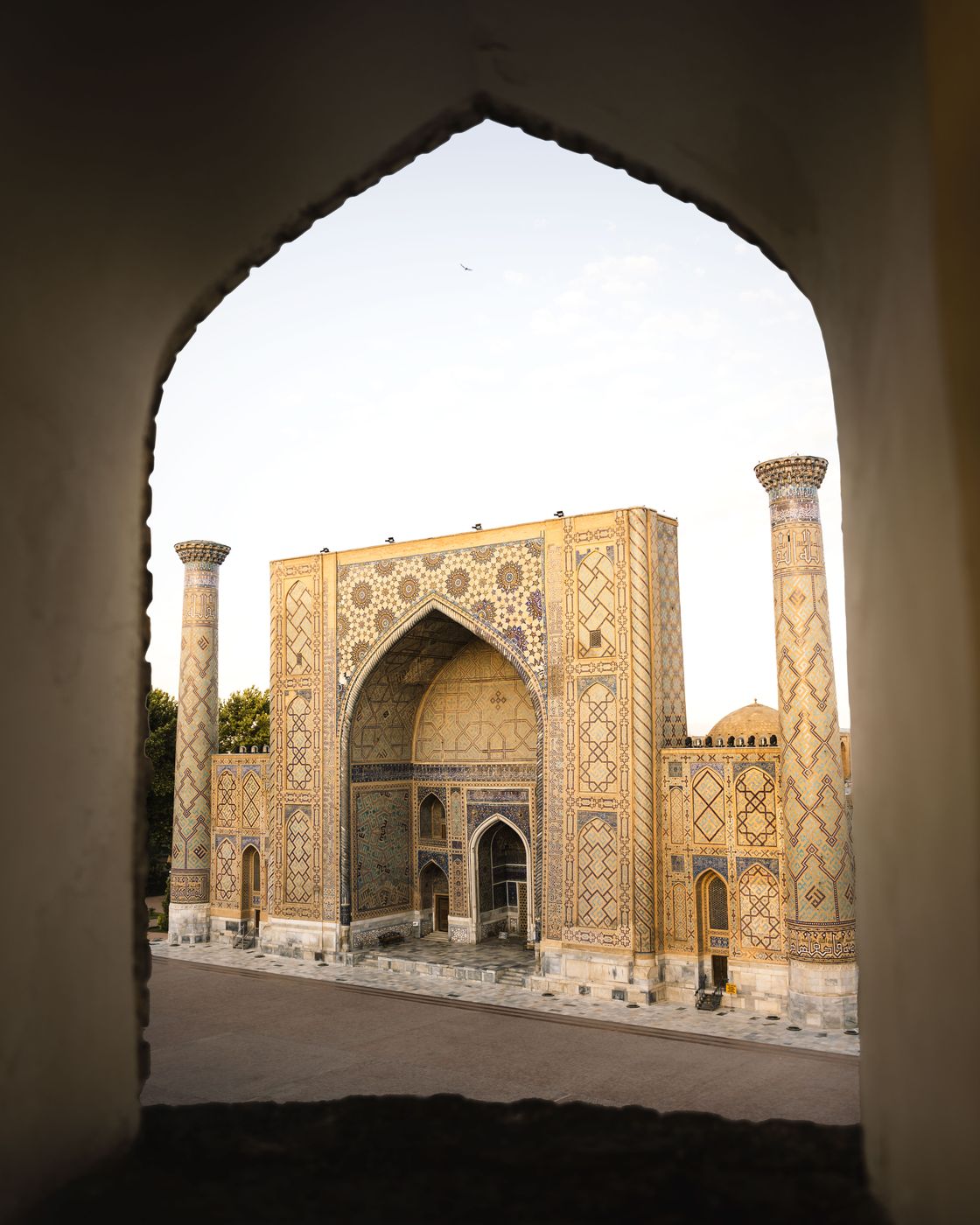 Northern Minaret Tower, Registan Samarkand, Uzbekistan