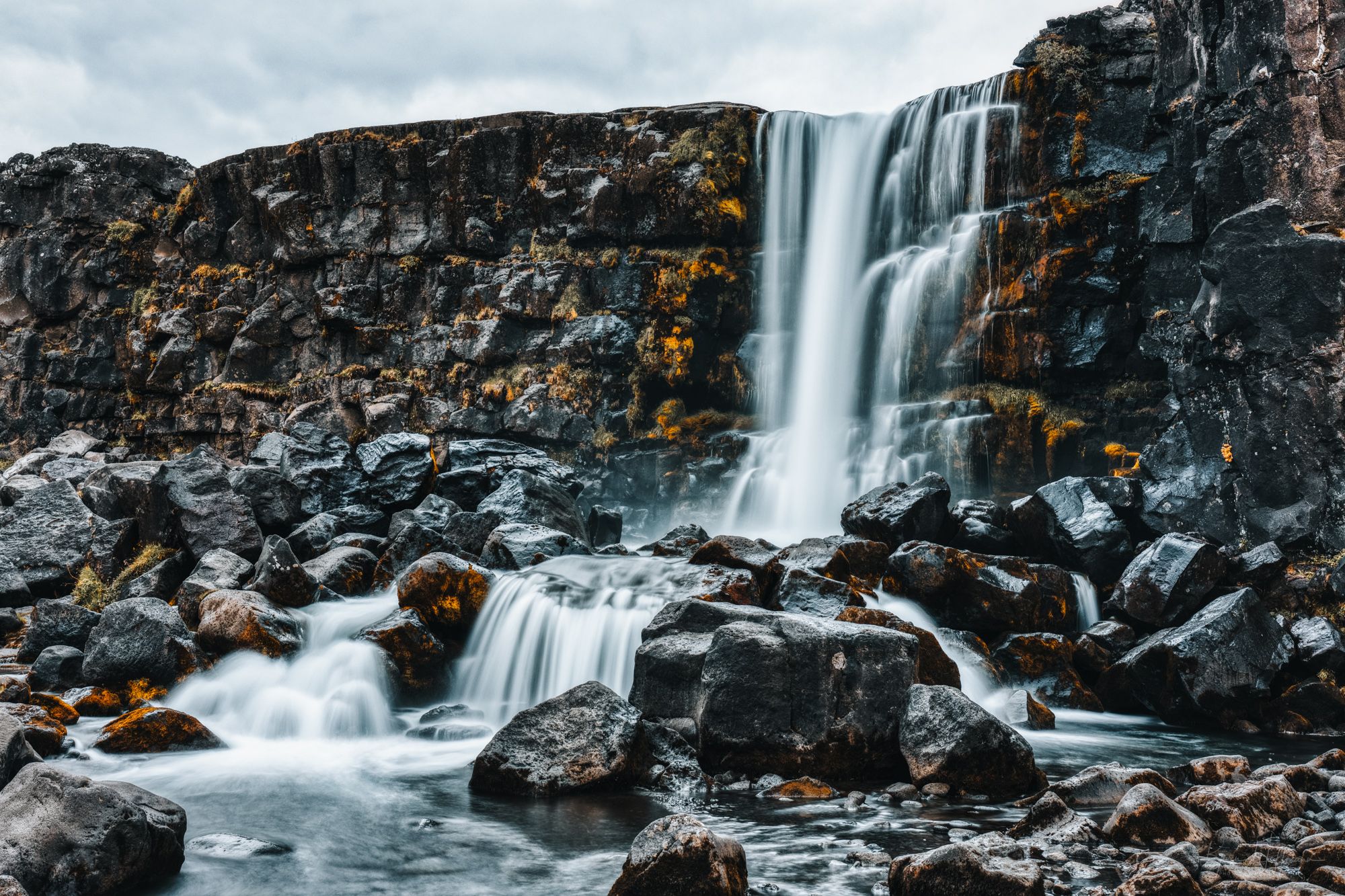 Öxararfoss Waterfall, Iceland