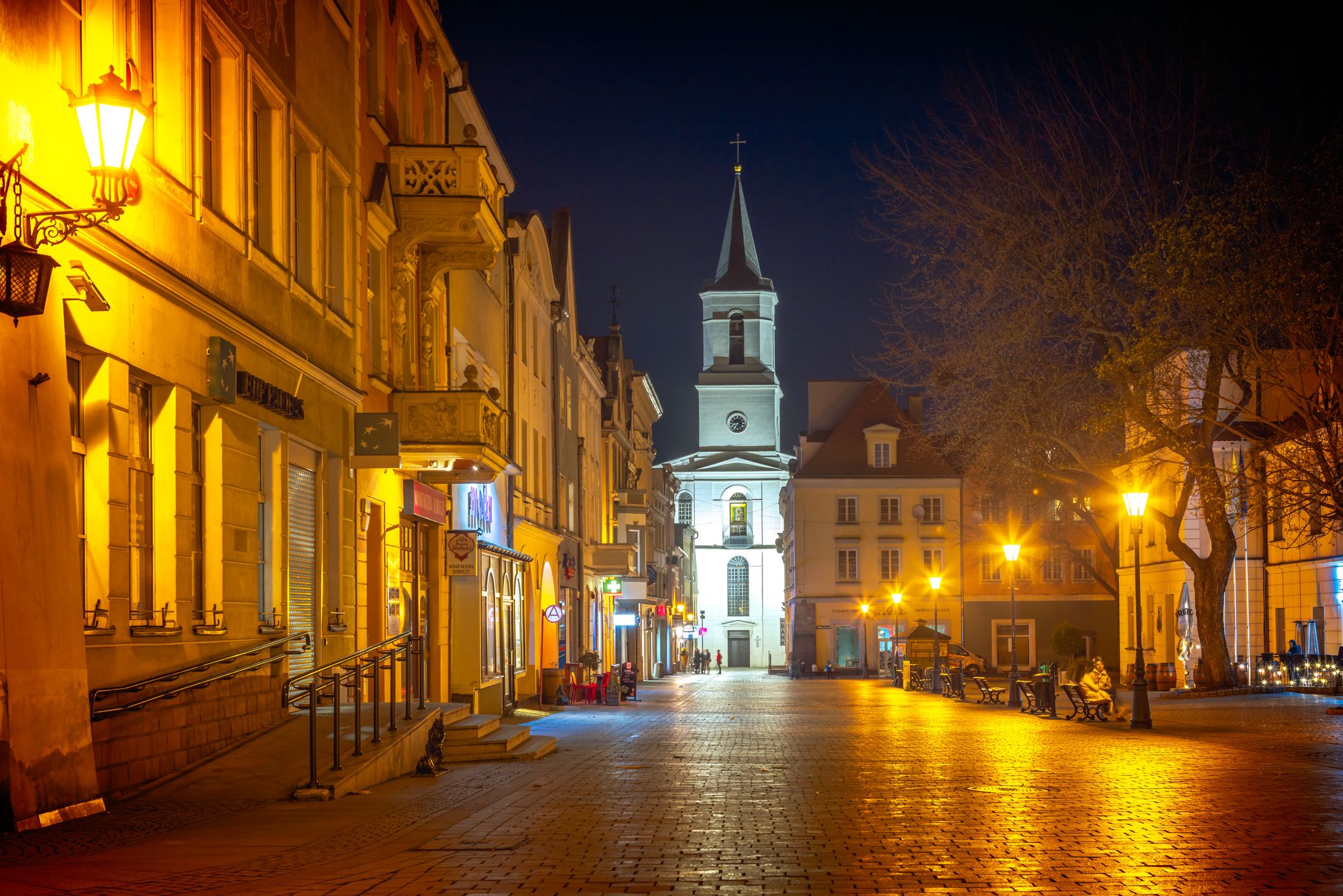 Old town Zielona Gora, Poland