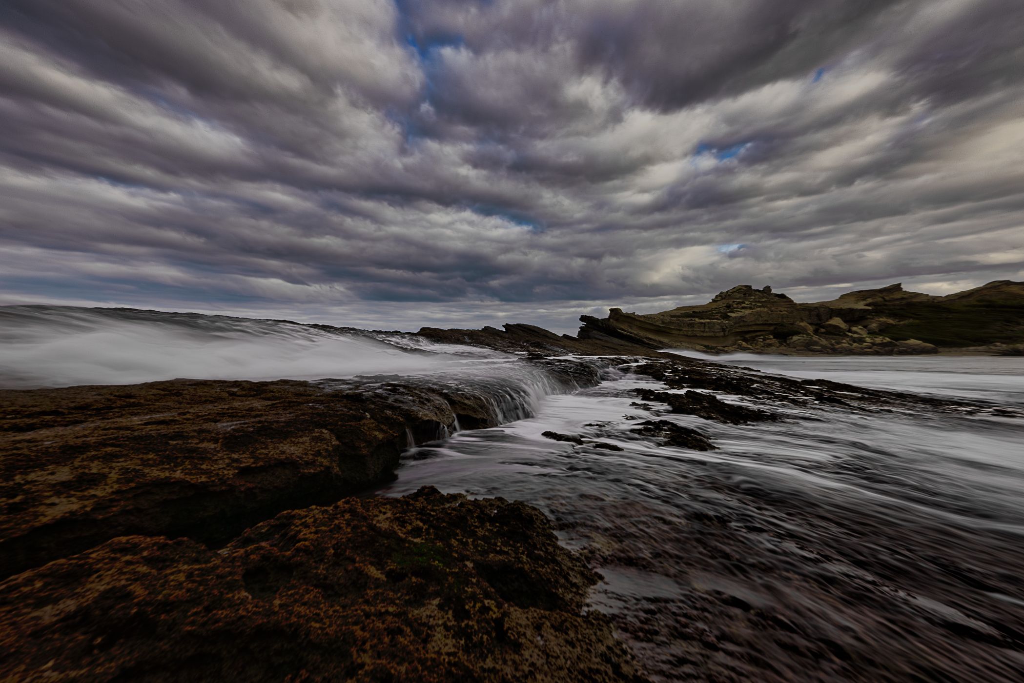 Overflow  Castlepoint, North Island, New Zealand