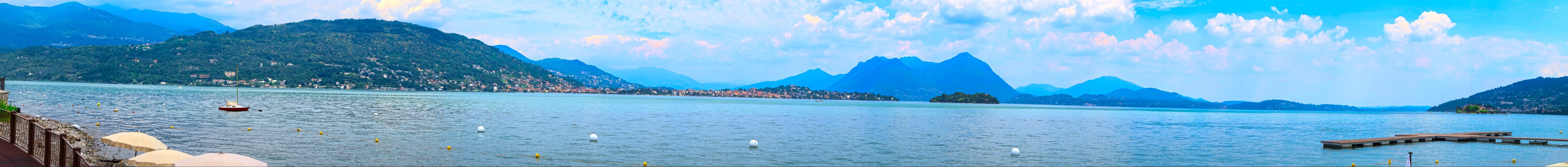 Panorama Lago Maggiore in Baveno, Italy