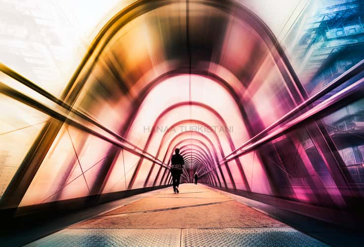 Japan Bridge - Pont d'art, Nanterre, Paris