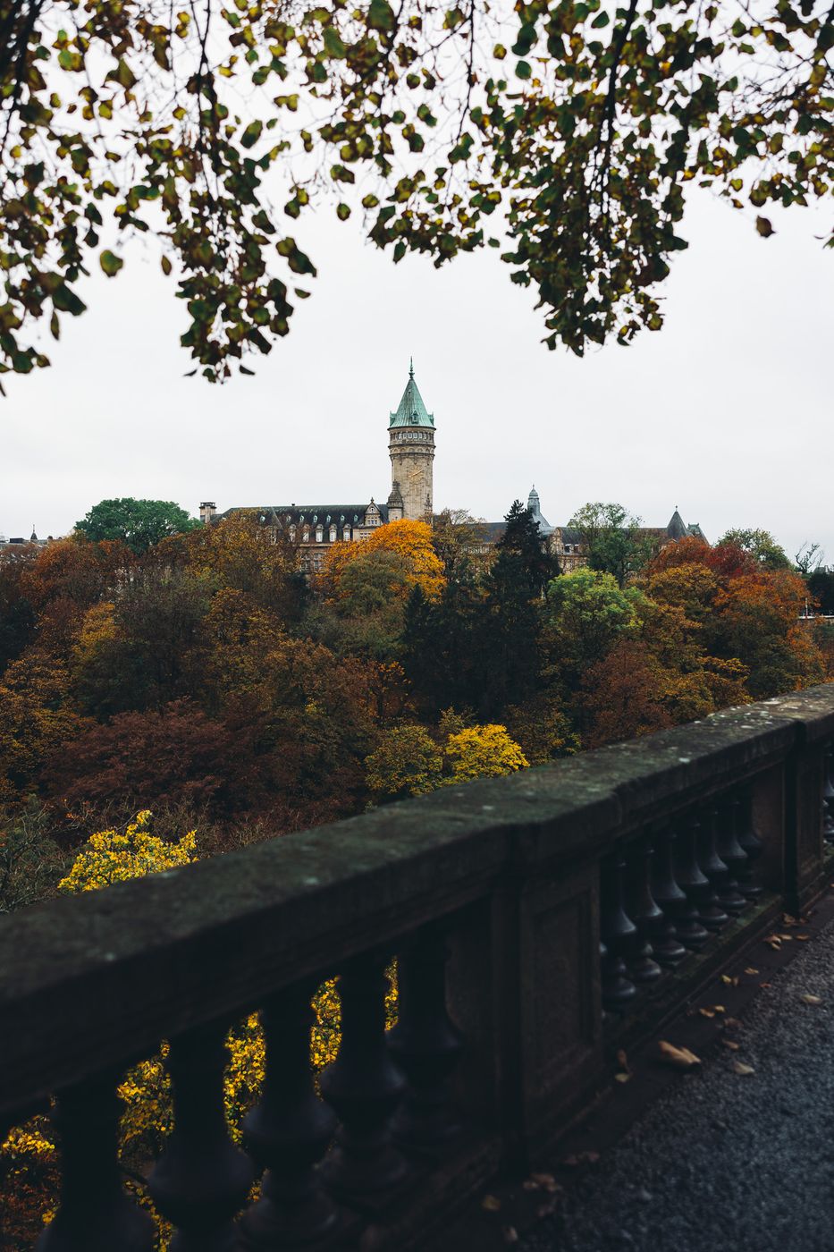 Plateau Bourbon view, Luxembourg City, Luxembourg