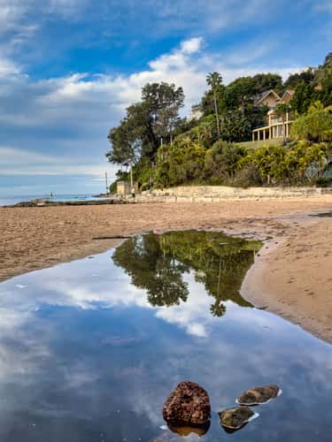 Pool & reflection Palm Beach, Northern Beaches, Sydney, NSW