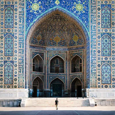 Registan Square, Northern Gate, Uzbekistan