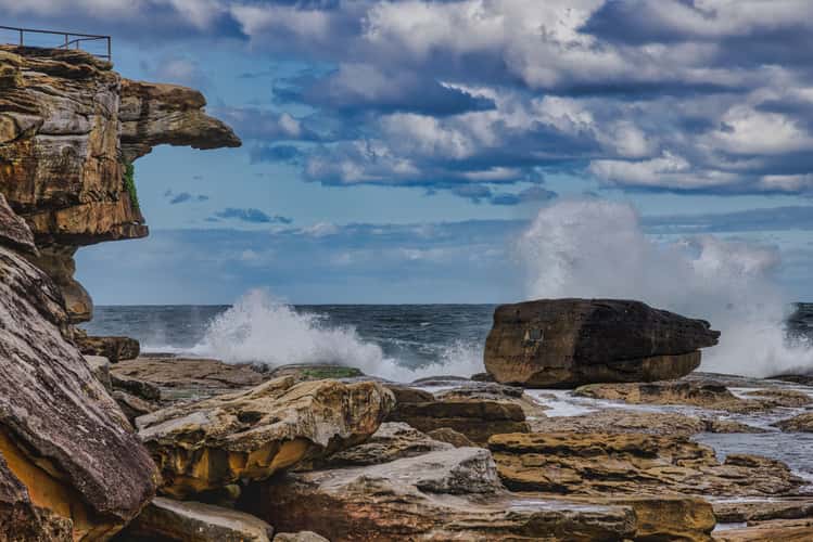 Rock mouth North Bondi, Sydney