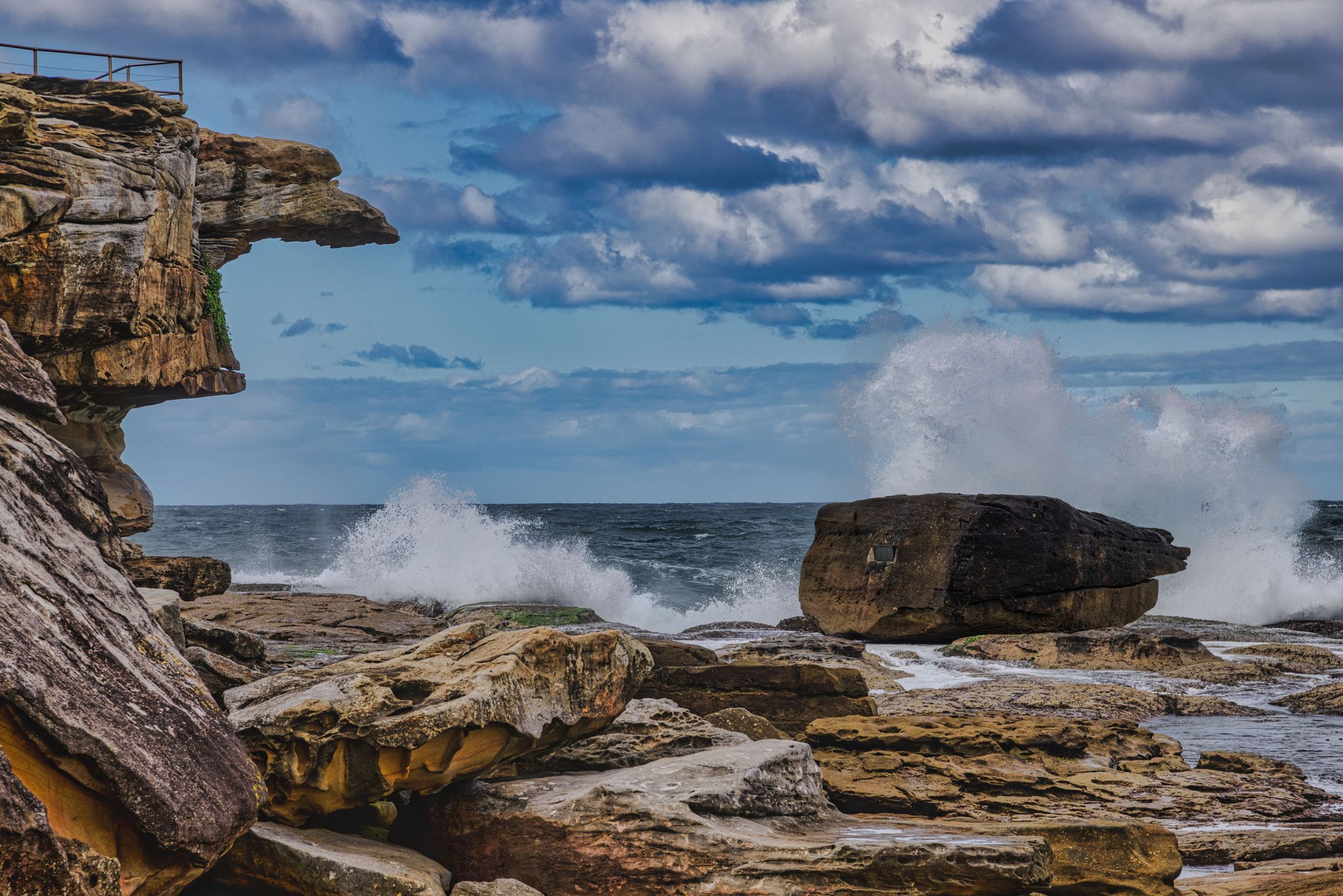 Rock mouth North Bondi, Sydney, Australia