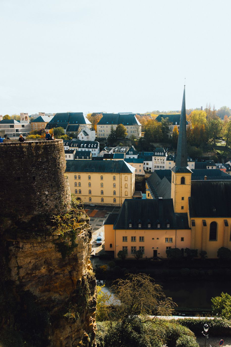 Saint-Jean-du-Grund view, Luxembourg city, Luxembourg