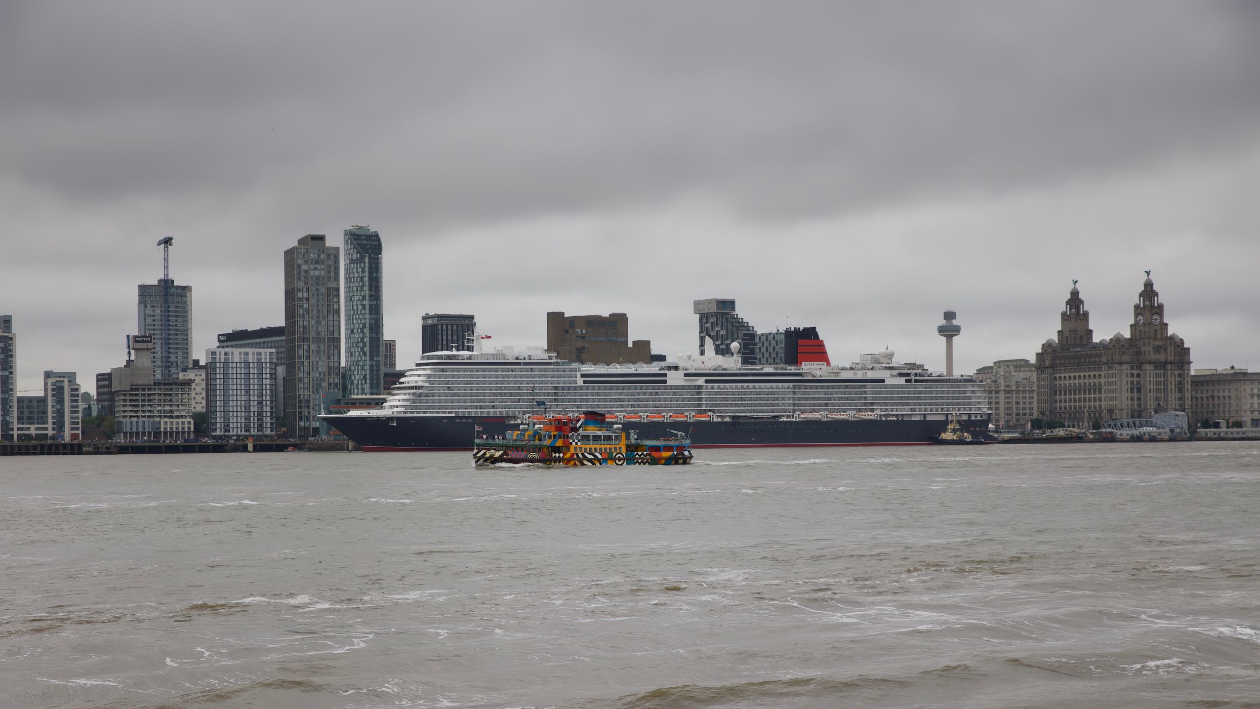 Sea front promenade at Seacombe, United Kingdom
