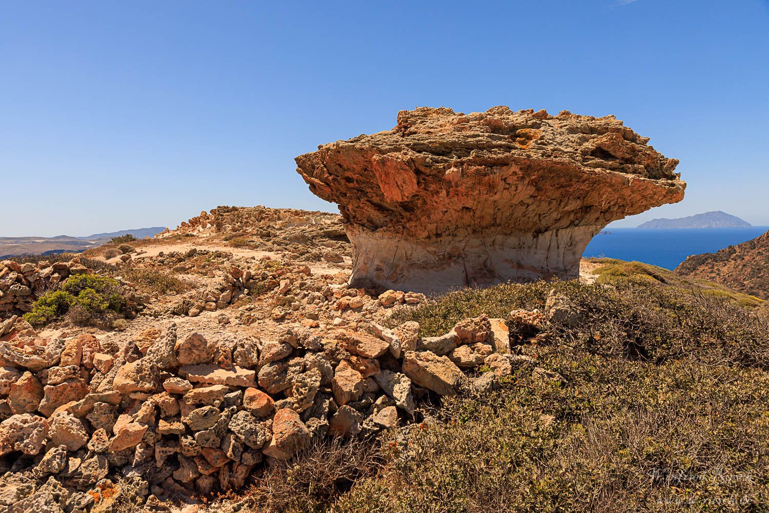 Skiadi auf Kimolos, Greece