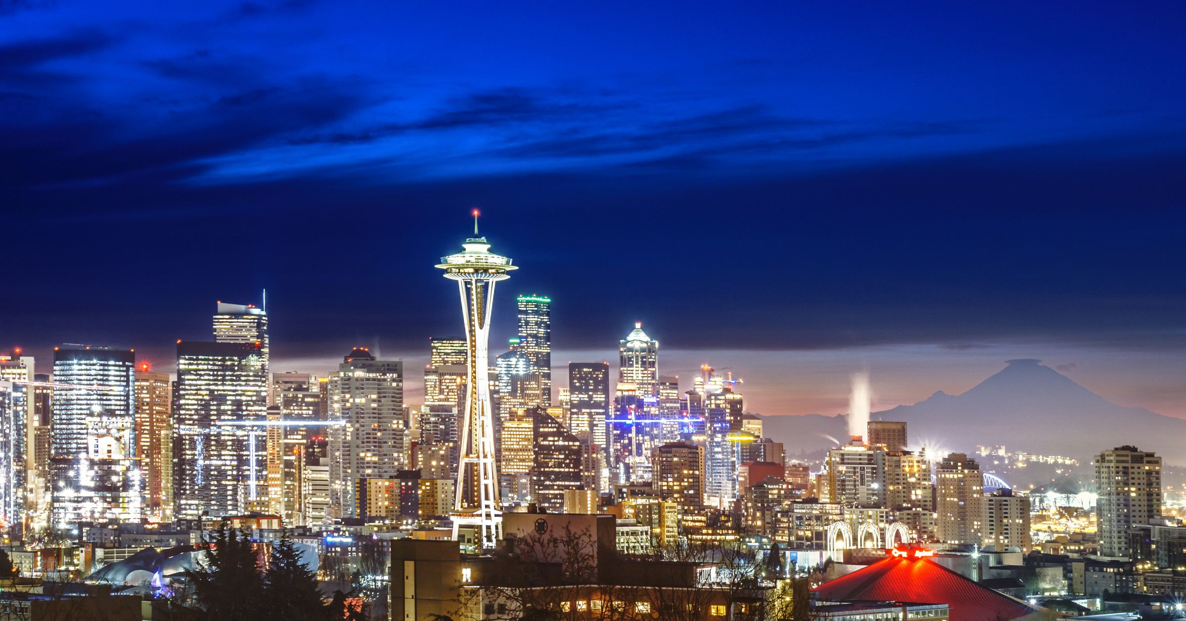 Space Needle from Kerry Park, Seattle, USA