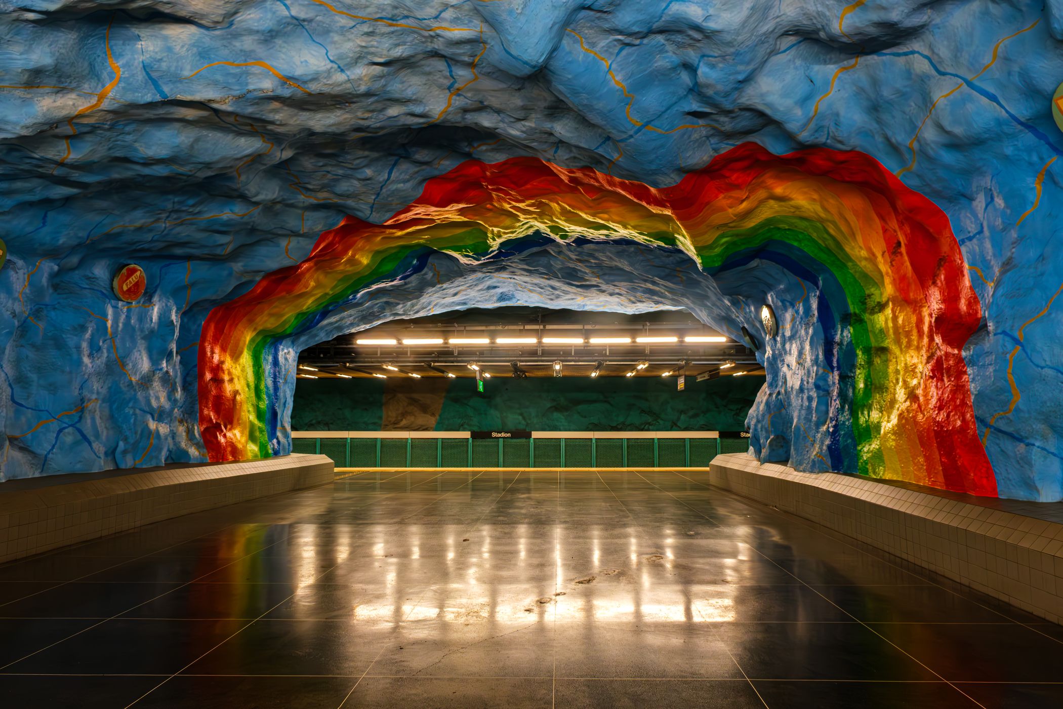 Stadion (Underground Station), Stockholm, Sweden