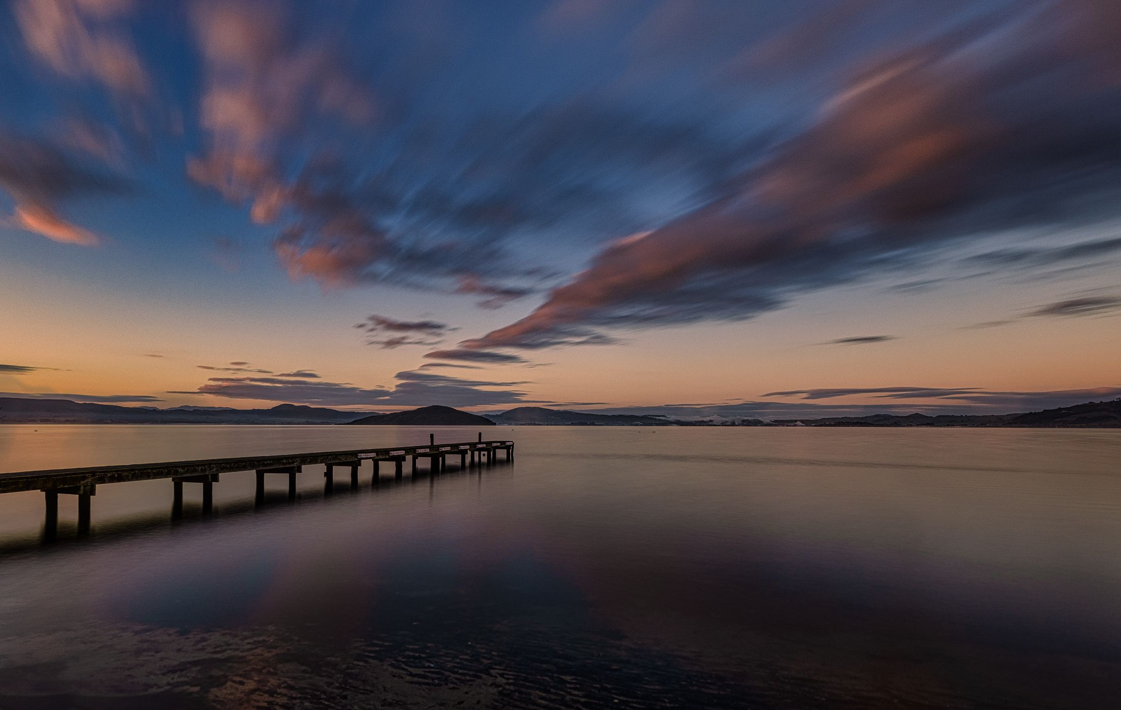 The Jetty Hamurana Reserve, Lake Rotorua, North Island, New Zealand